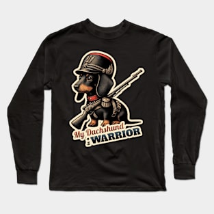 Dachshund Soldier Long Sleeve T-Shirt